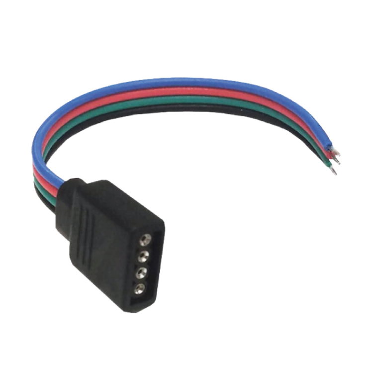 Conector Hembra de 4 polos RGB