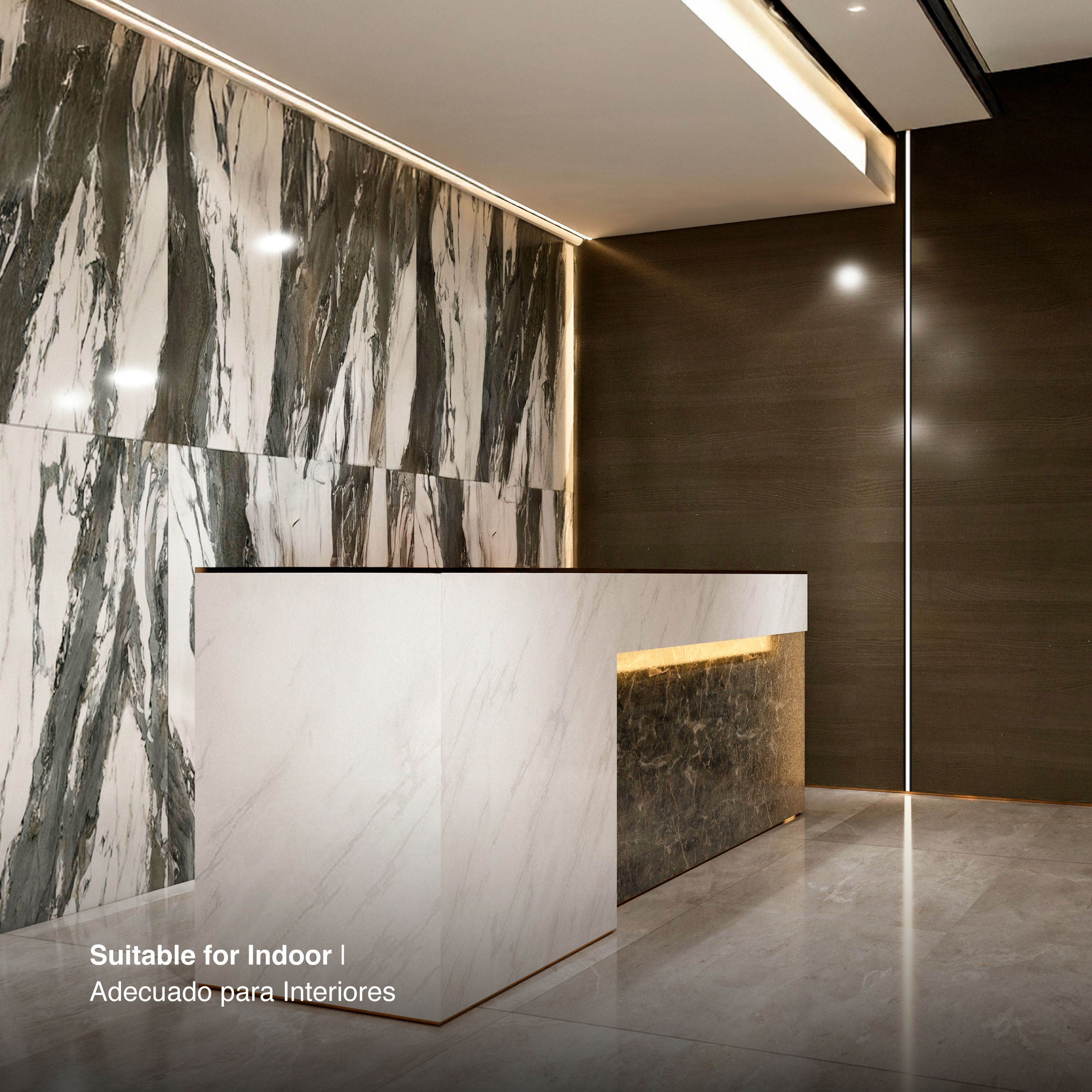 Perfil de Aluminio de Embutir 15x17mm Negro, Cover Opal Negro x1m