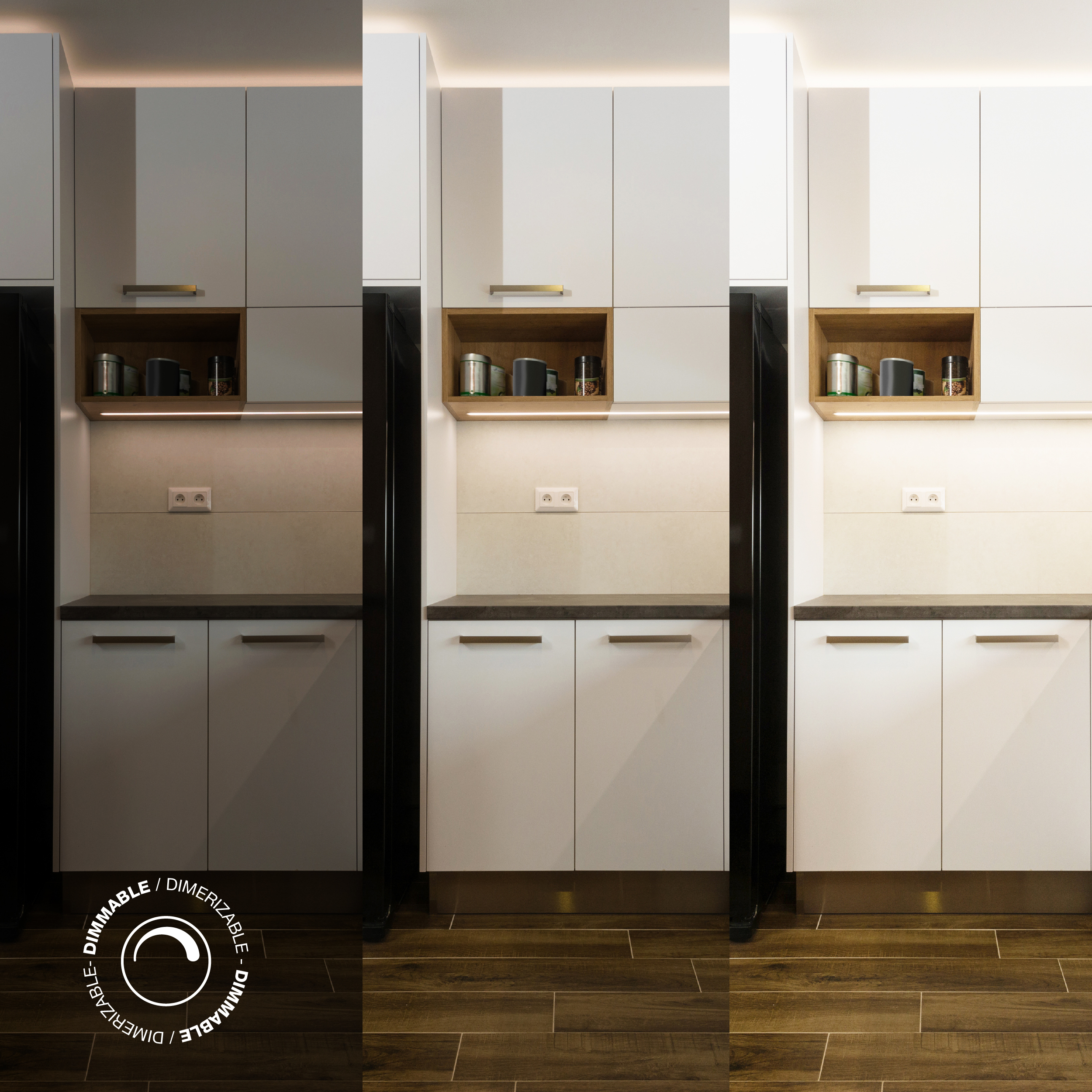 Tira LED SMD2835, 24V 12W/m Blanco neutro 1200 lm/m 120 LEDs/m, 5m