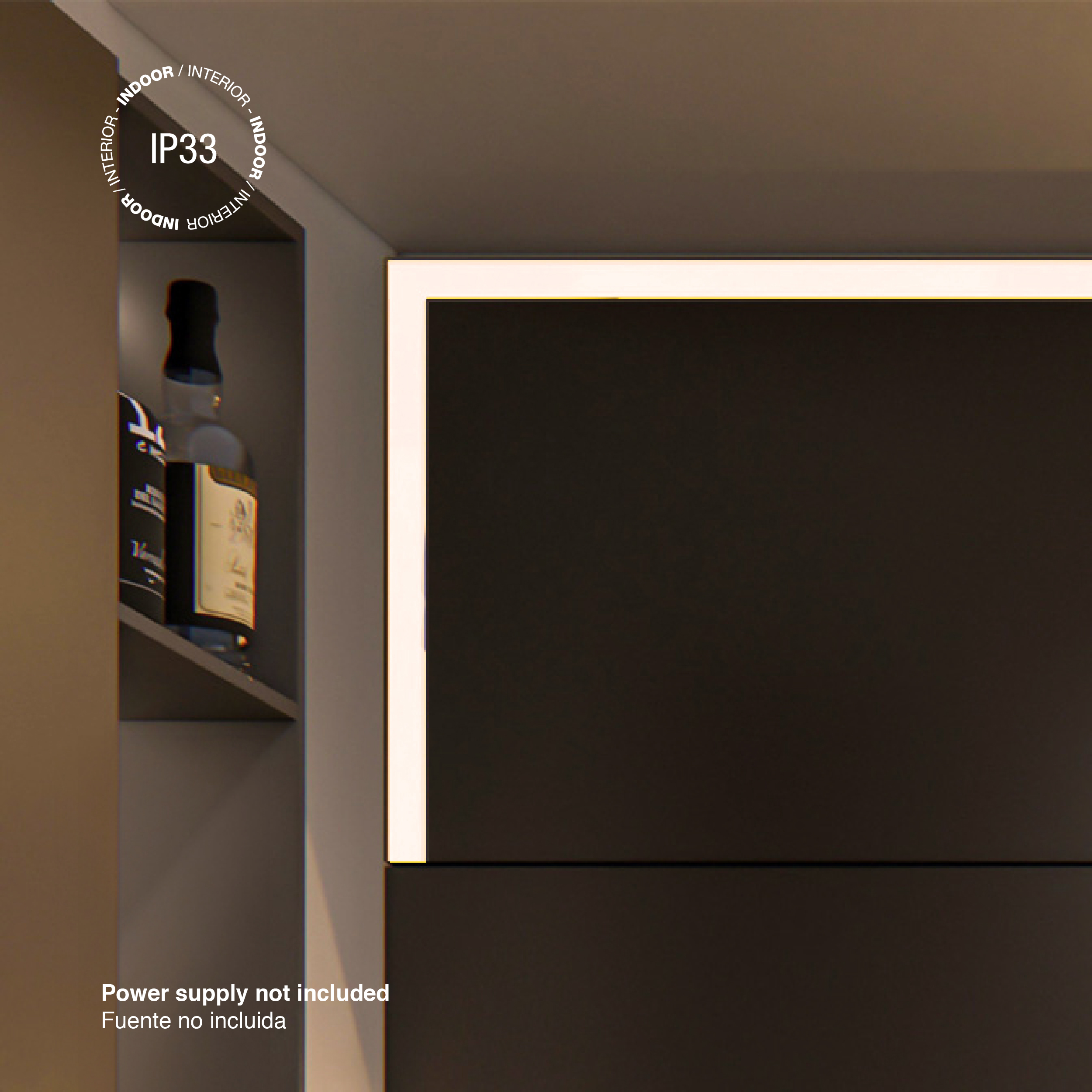 Tira LED Zig-Zag SMD2835 12V 6.2W/m Cálido 660 lm/m 60 LEDs/m, 5m