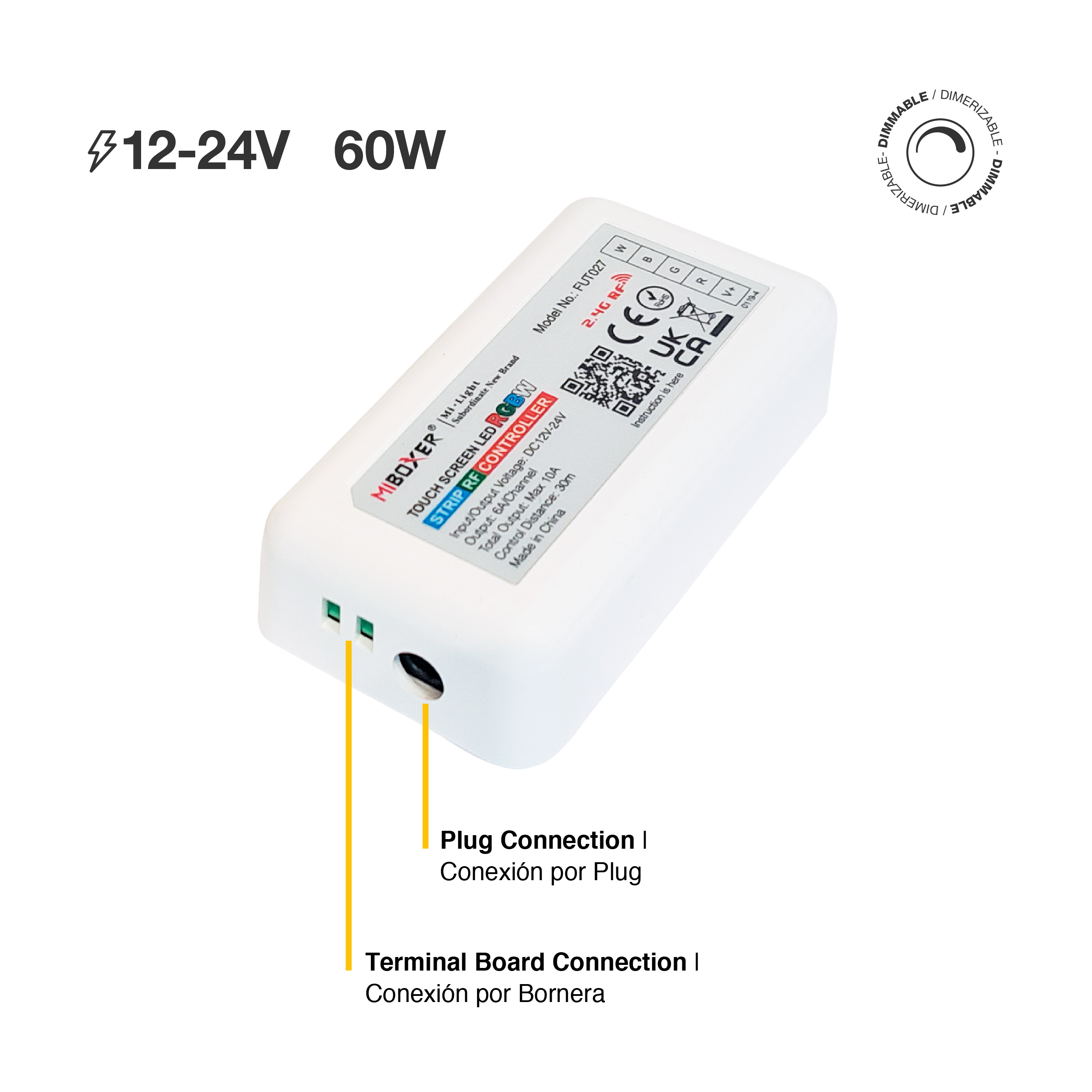 Kits Controlador RGBW Manual y Automático Mi-Light 2.4GHz