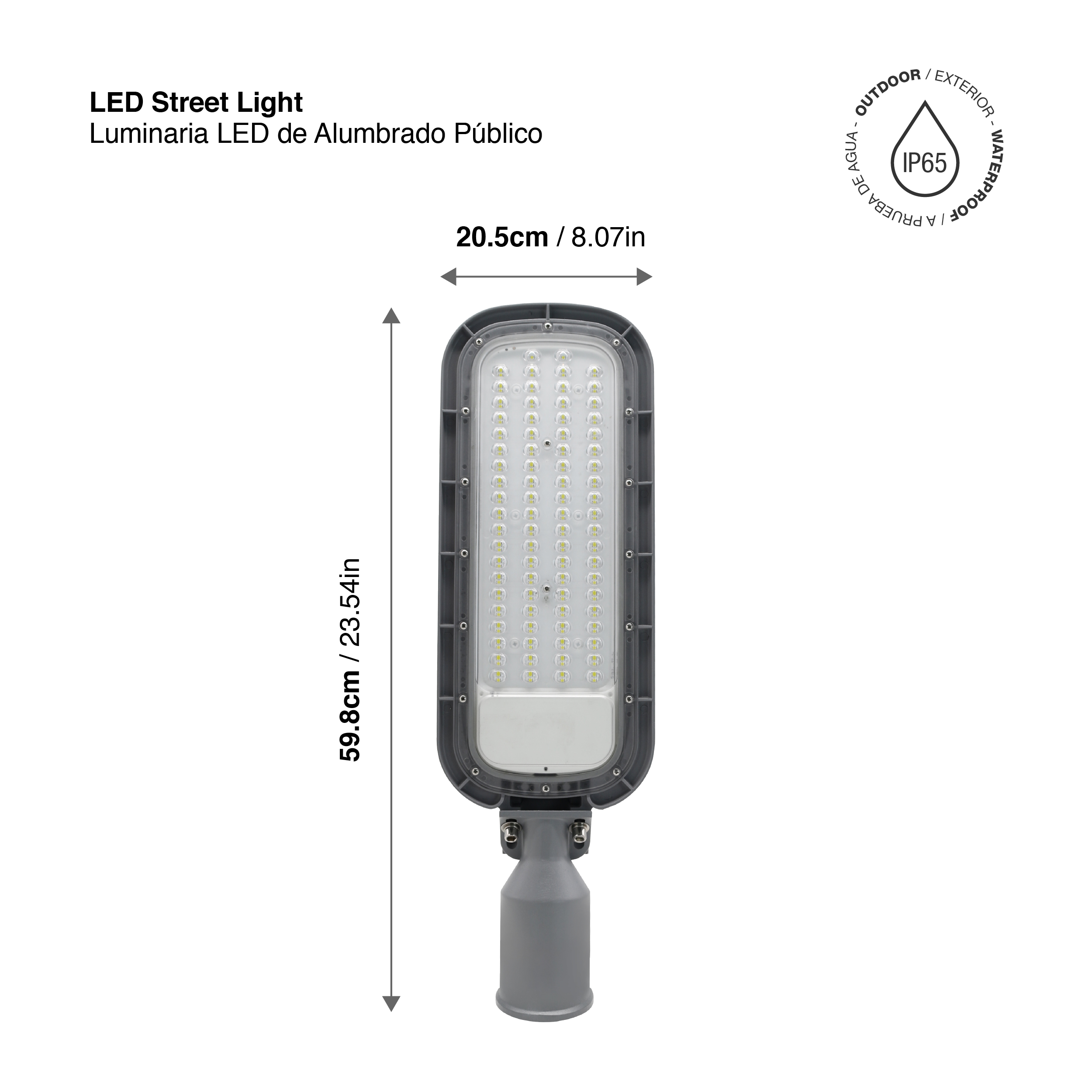 Luminaria de Calle 200W Blanco Frío 5700K IP65
