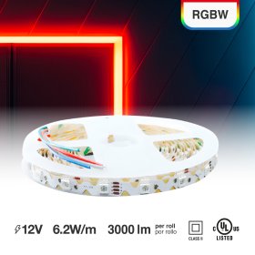 Tira LED Zig-Zag SMD5050, 12V 6.2W/m, RGBW, 540 lm/m 48 LEDs/m, 5m