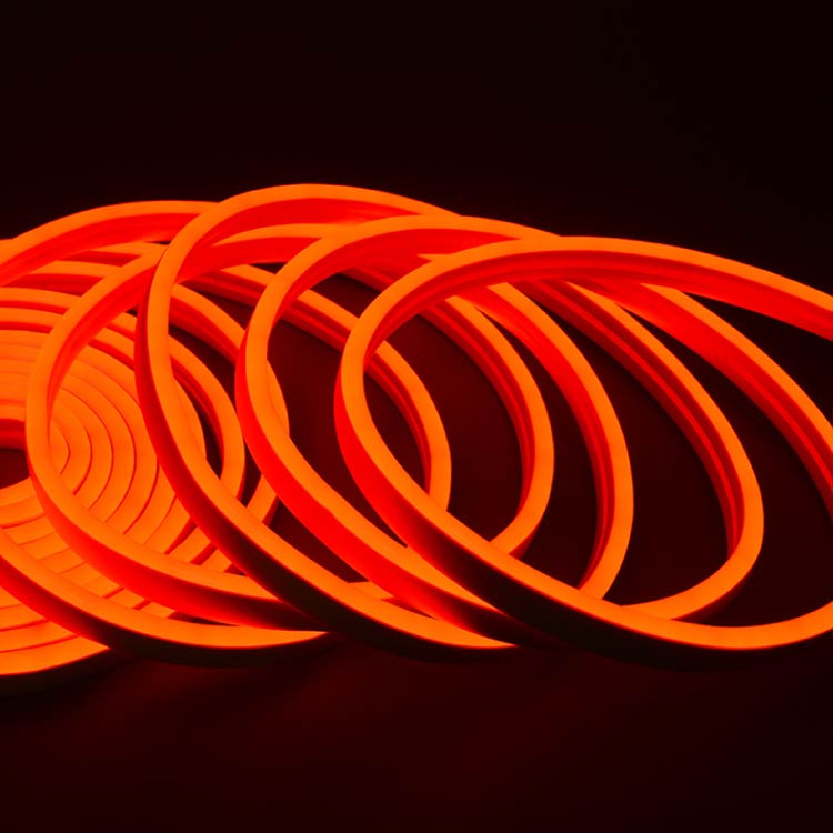 Tira LED de Neón SMD2835 IP67 12V 6W/m Rojo 120 LED/m 5m