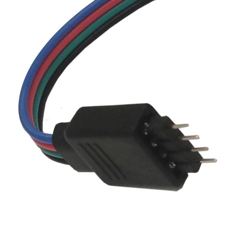 Conector Macho de 4 polos RGB