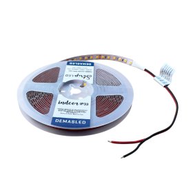 Tira LED SMD2835 24V 12W/m, Frío 1200lm/m 120 LEDs/m, 8mm PBC, 5m