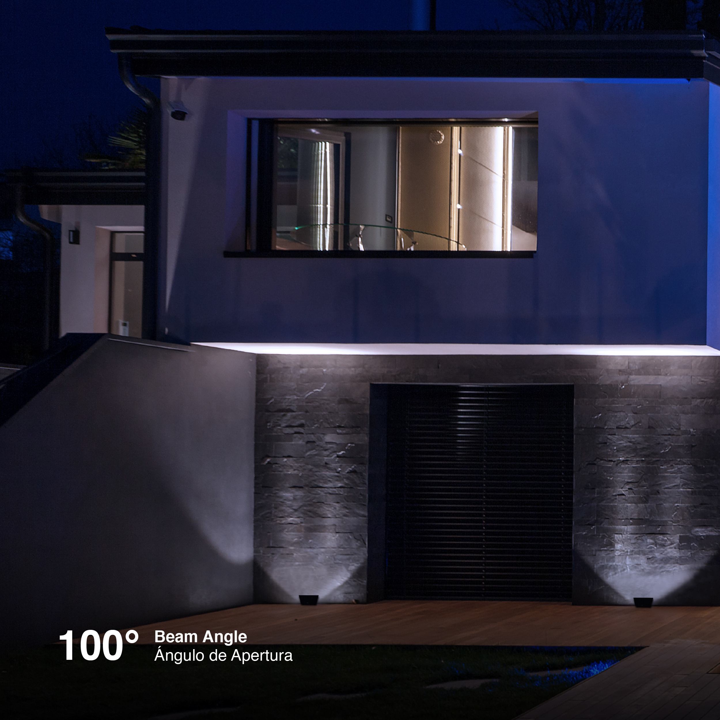 Reflector LED de Exteriores IP65, 100W 8.500lm Blanco Frio, 220-240Vac