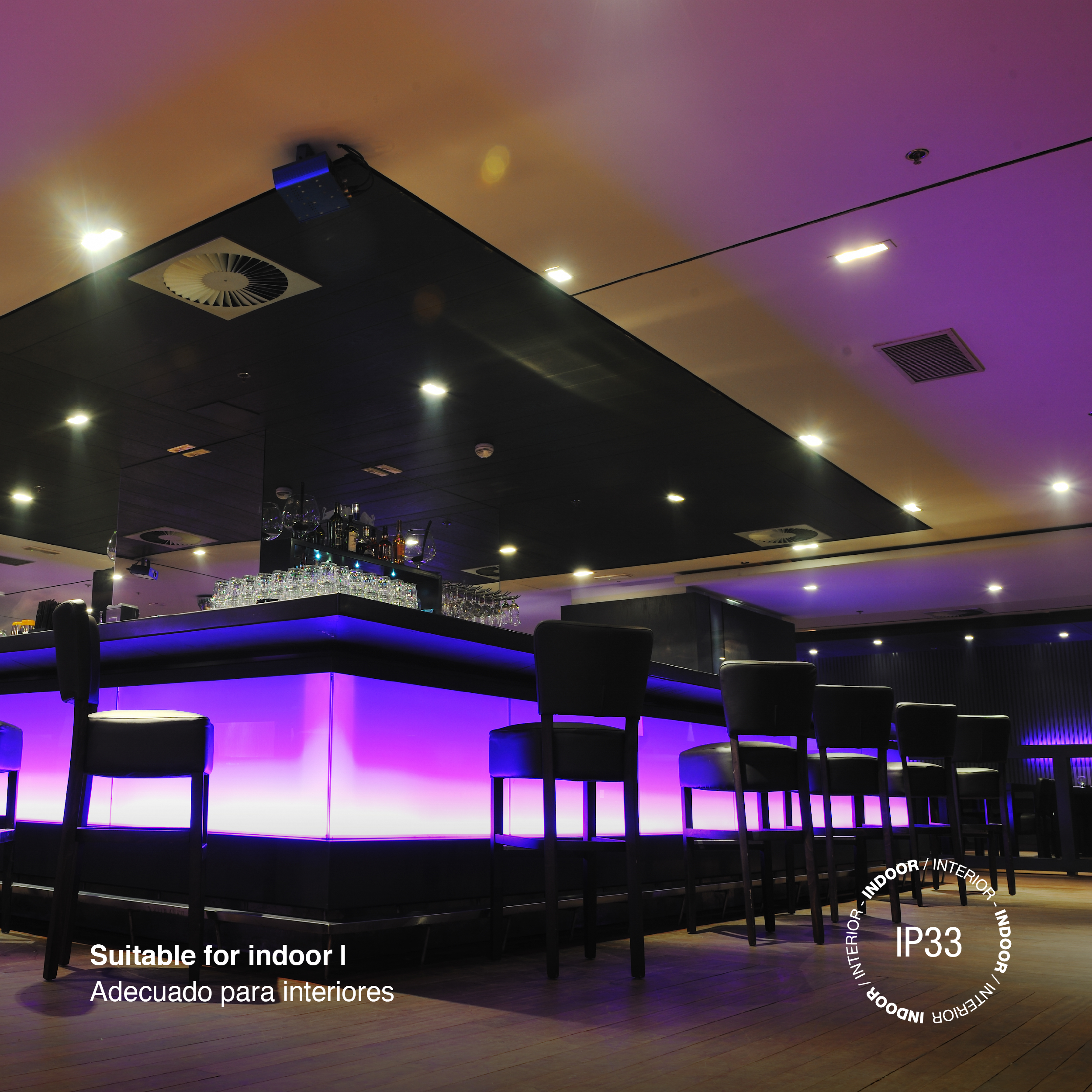 Tira LED COB Pixel 24V 21W/m RGB+Blanco Cálido 784 LEDs/m, 10mm PCB IP33 x5m