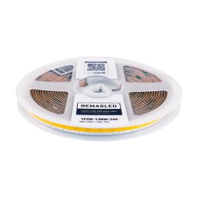 Tira LED COB Freecut 24V 10W/m Blanco Neutro 4000°K 950lm/m 528LEDs/m, 8mm PCB IP33 x5m