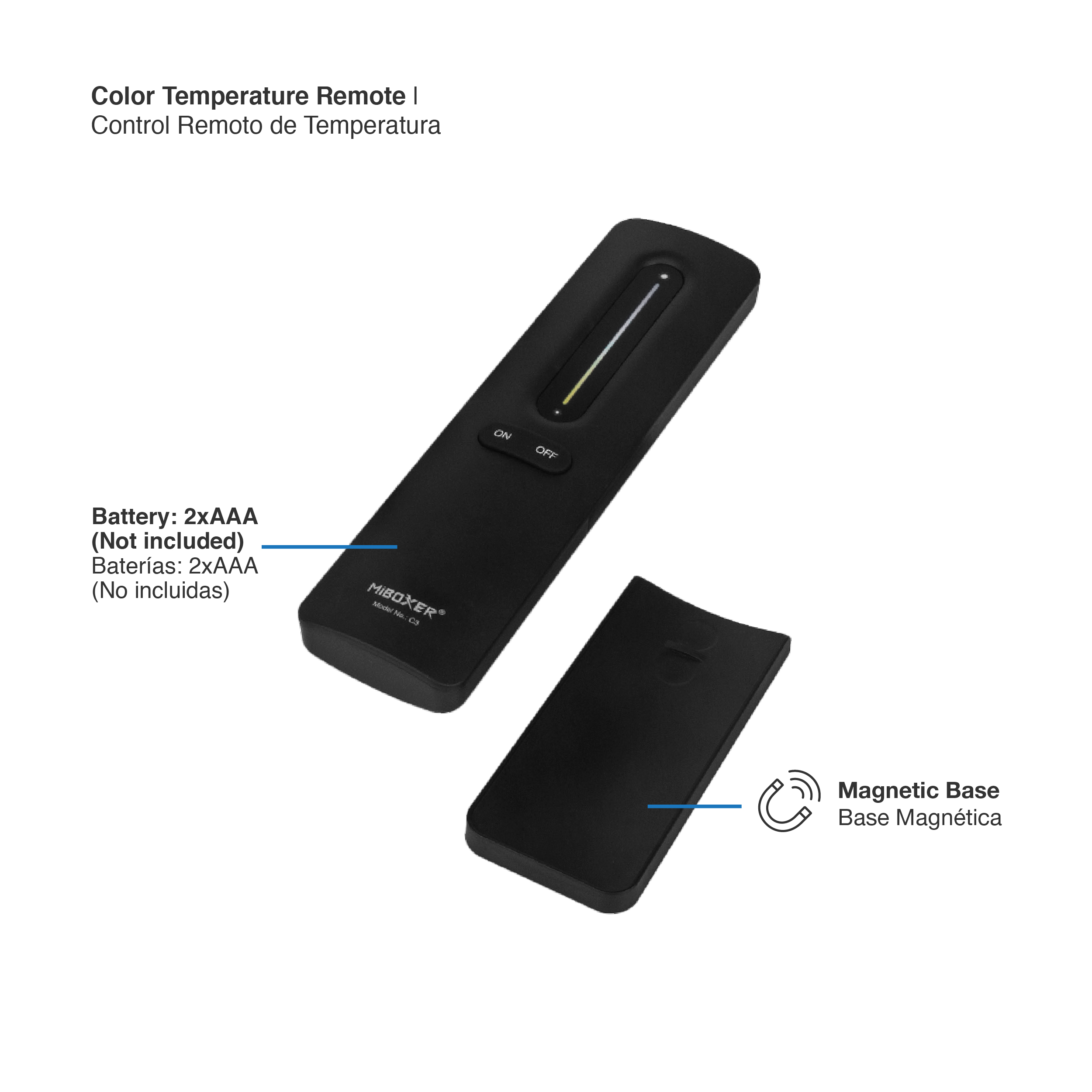 Control Remoto de Temperatura CCT 3V 2.4GHz