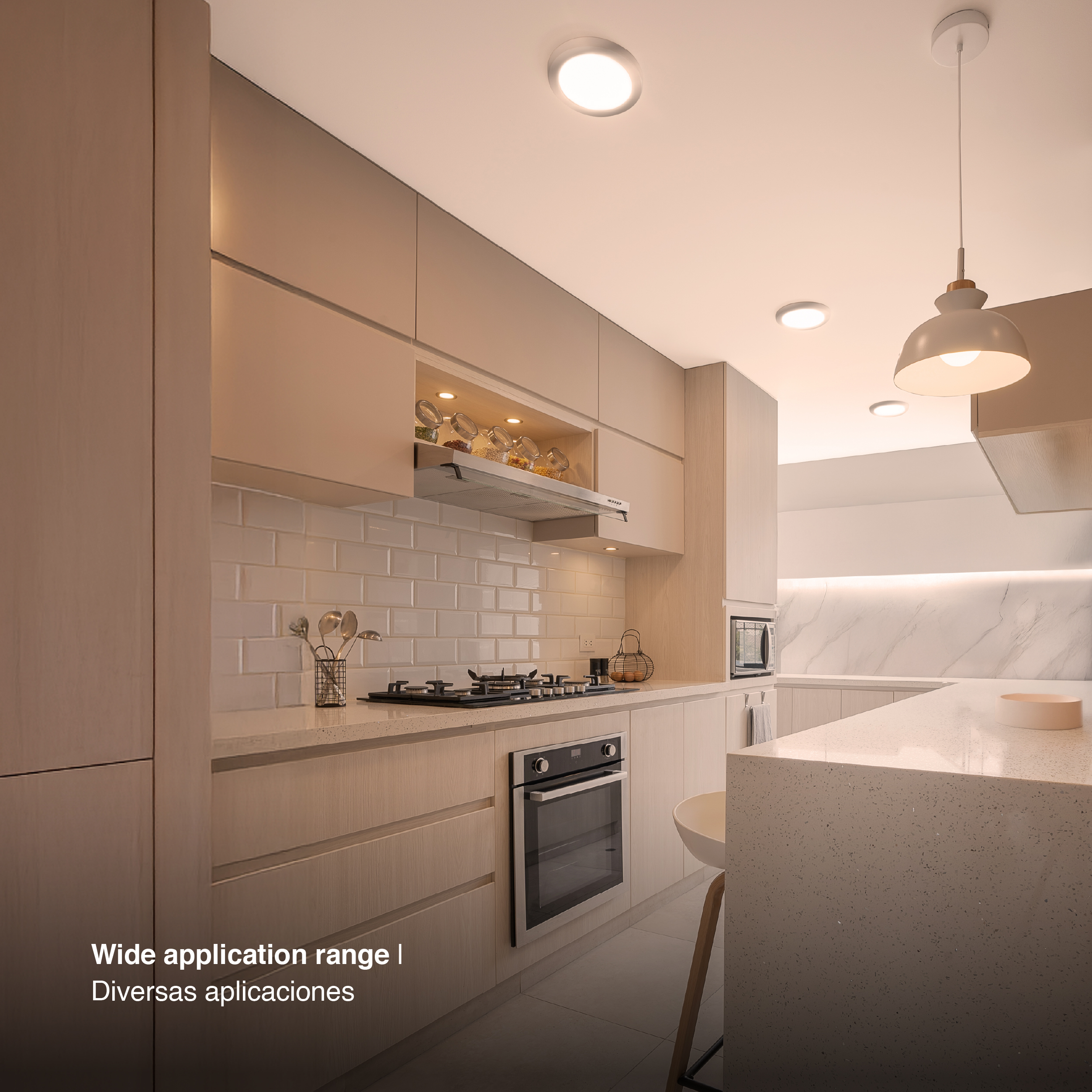 Plafón LED Redondo Níquel de 22cm 18W 1230lm Blanco Cálido, de Aplicar