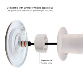 Accesorio para Luminarias de Piscina 28x28.8mm