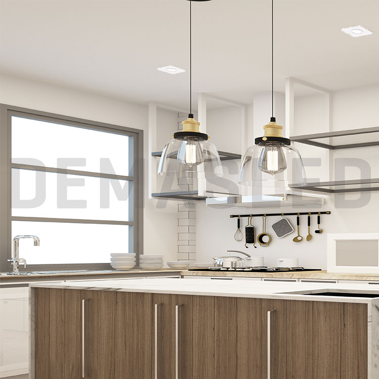 Spot Móvil Blanco 9x9cm Corte 6.5cm para Lámpara GU10 y MR16