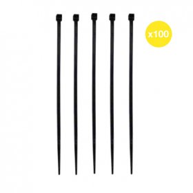 Precinto de Nylon, Negro 7,6x300mm. 100 uds.