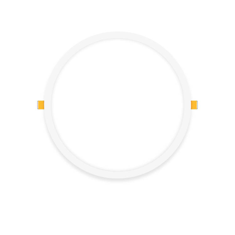 Panel LED Redondo Blanco de 22.3cm 18W 1440lm Frío Embutir