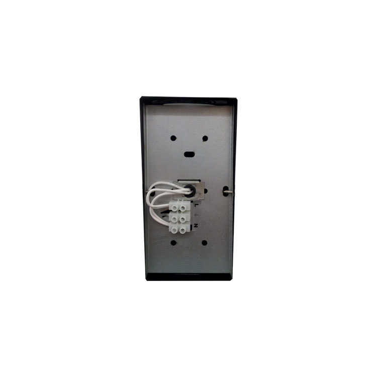 Aplique MÓNACO Exterior Bidireccional para 2 Lámparas GU10, Negro 182x95x95mm