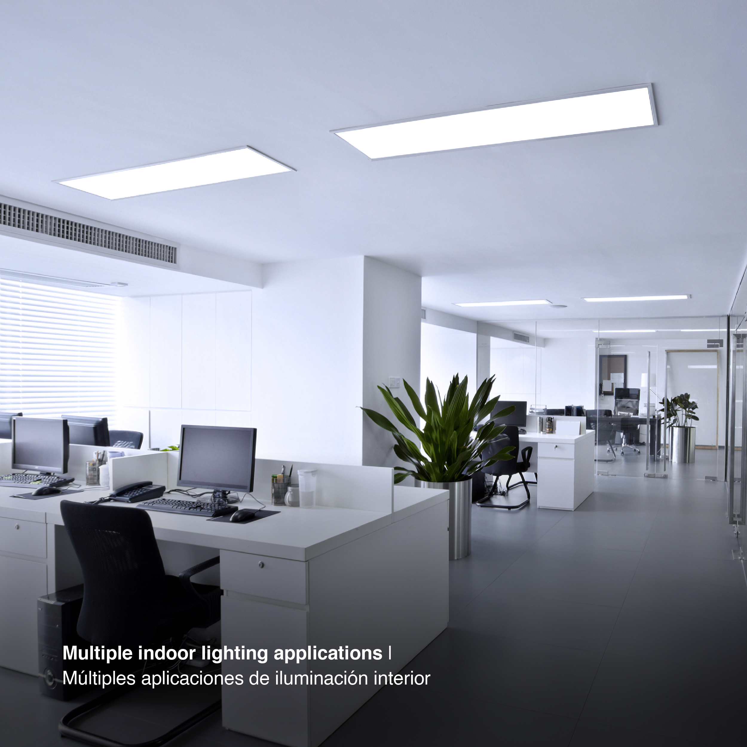 Panel BACKLIGHT LED 48W, 30 x 120cm, 48W, blanco Frío, Aplicar