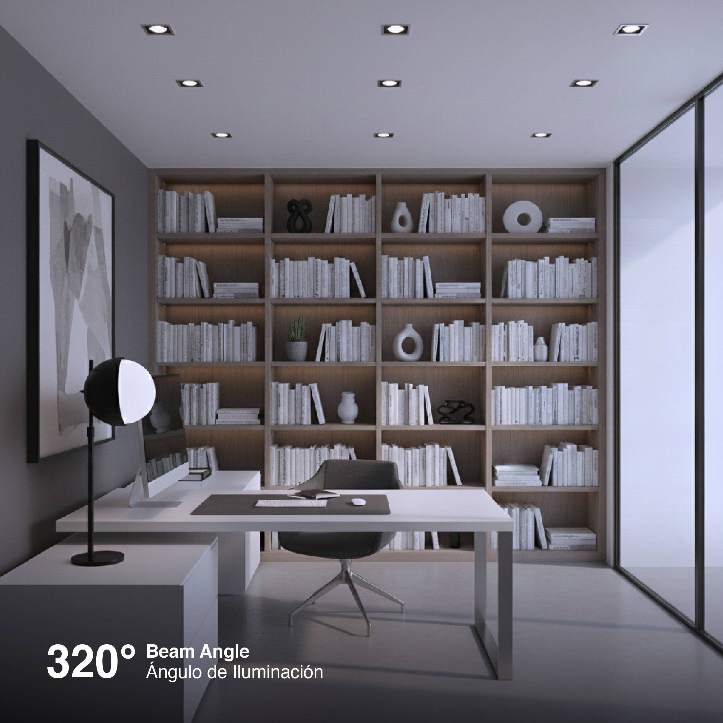 Lámpara LED G9 7W Cover Transparente Blanco Frío 6500°K 220-240VAC