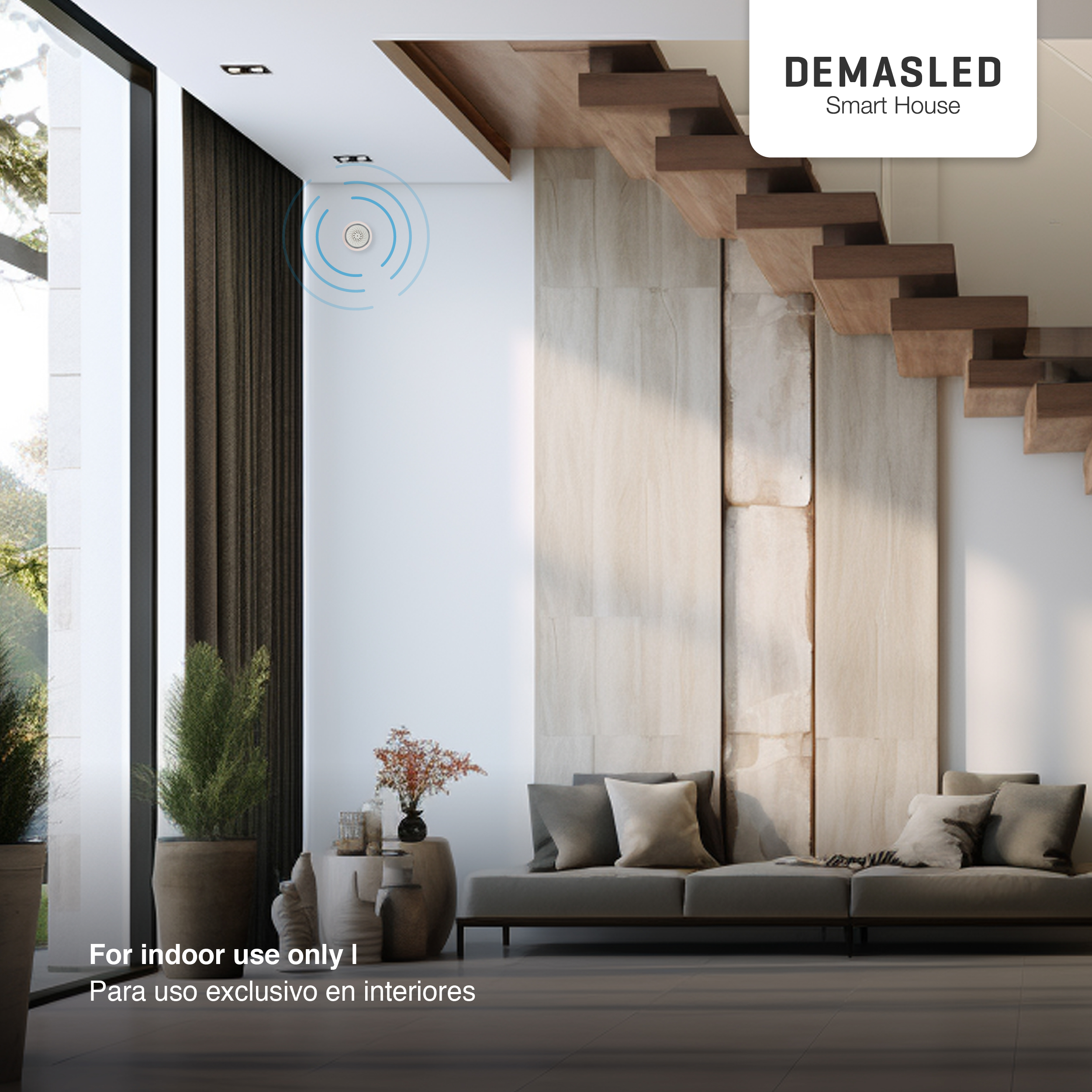 Sirena de Alarma Smart WiFi 100dB 2.4GHz