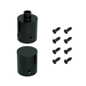 Kit de 2 tapas de Aluminio Negro para tex-11/12