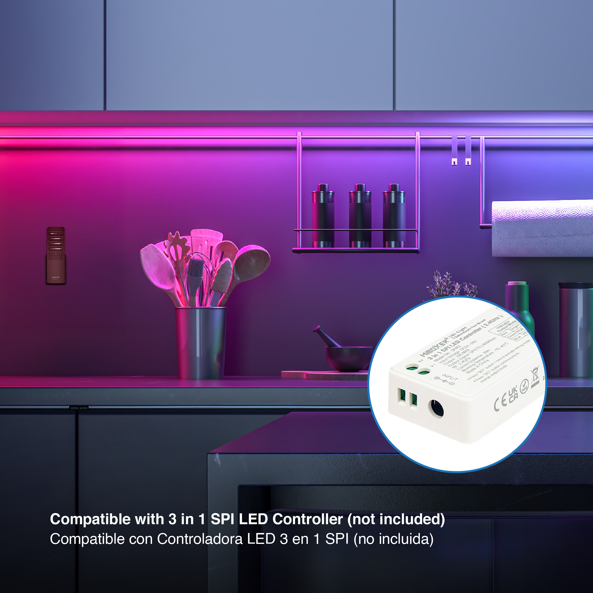 Control Remoto Pixel SPI 3V 2,4Ghz