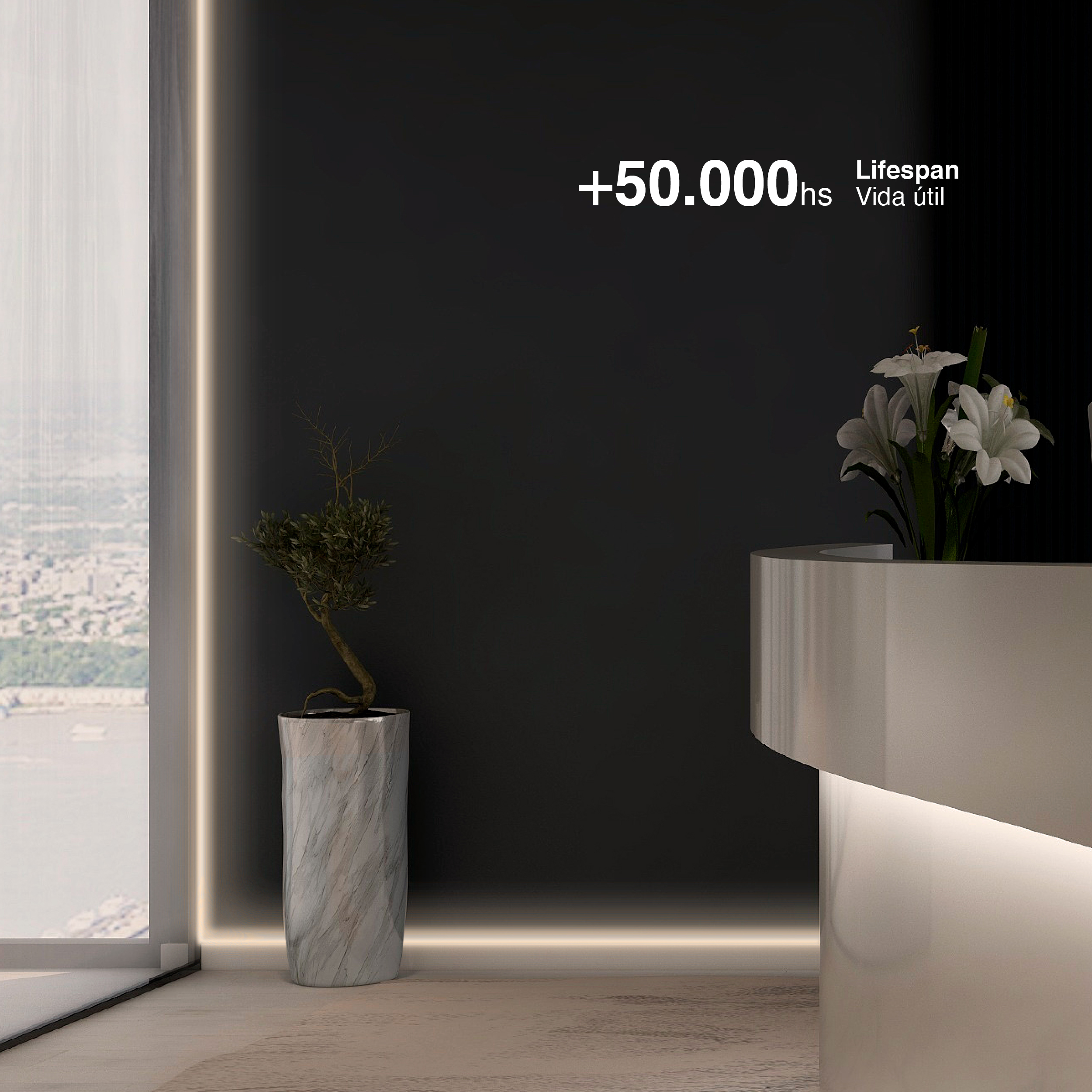 Tira LED Zig-Zag SMD2835 12V 6.2W/m Cálido 660 lm/m 60 LEDs/m, 5m