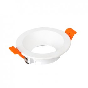 Spot Plástico Fijo Blanco 9cm Corte 7.5cm para Lámpara GU10