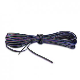 Cable 4 polos de 1mm RGB - 4x1mm (18AWG) - x1m, 48V Máx.