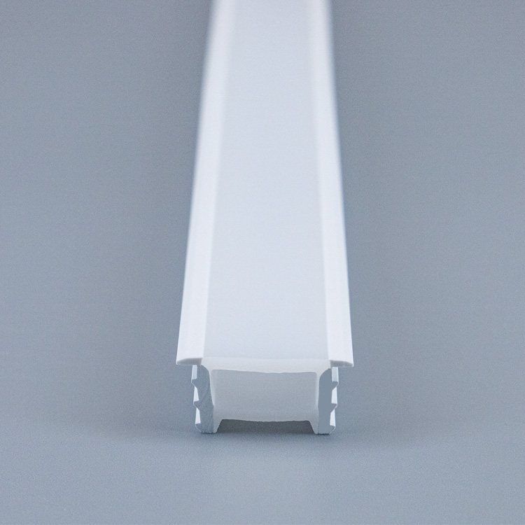 Perfil de Silicona Flexible para Tiras LED Blanco x10mts