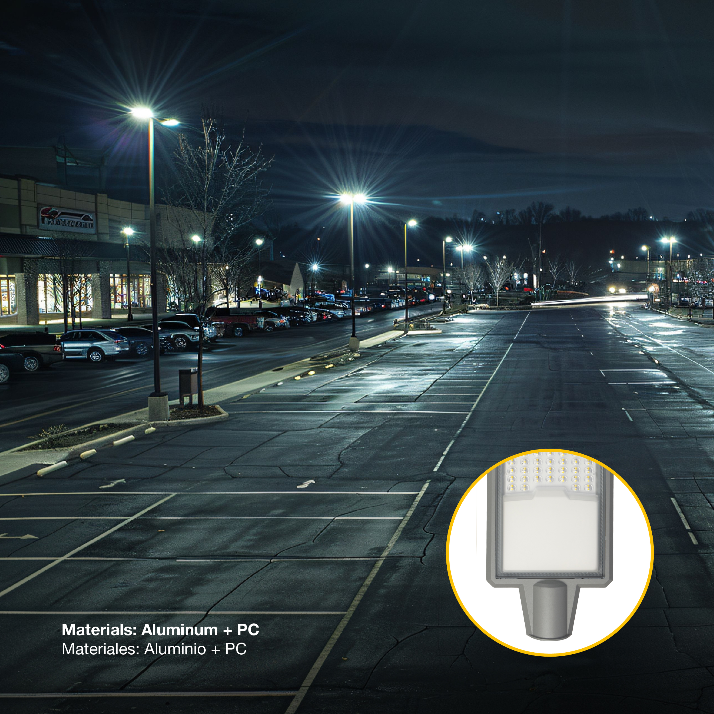 Luminaria LED de Calle 200W Blanco Frío 5700K IP65