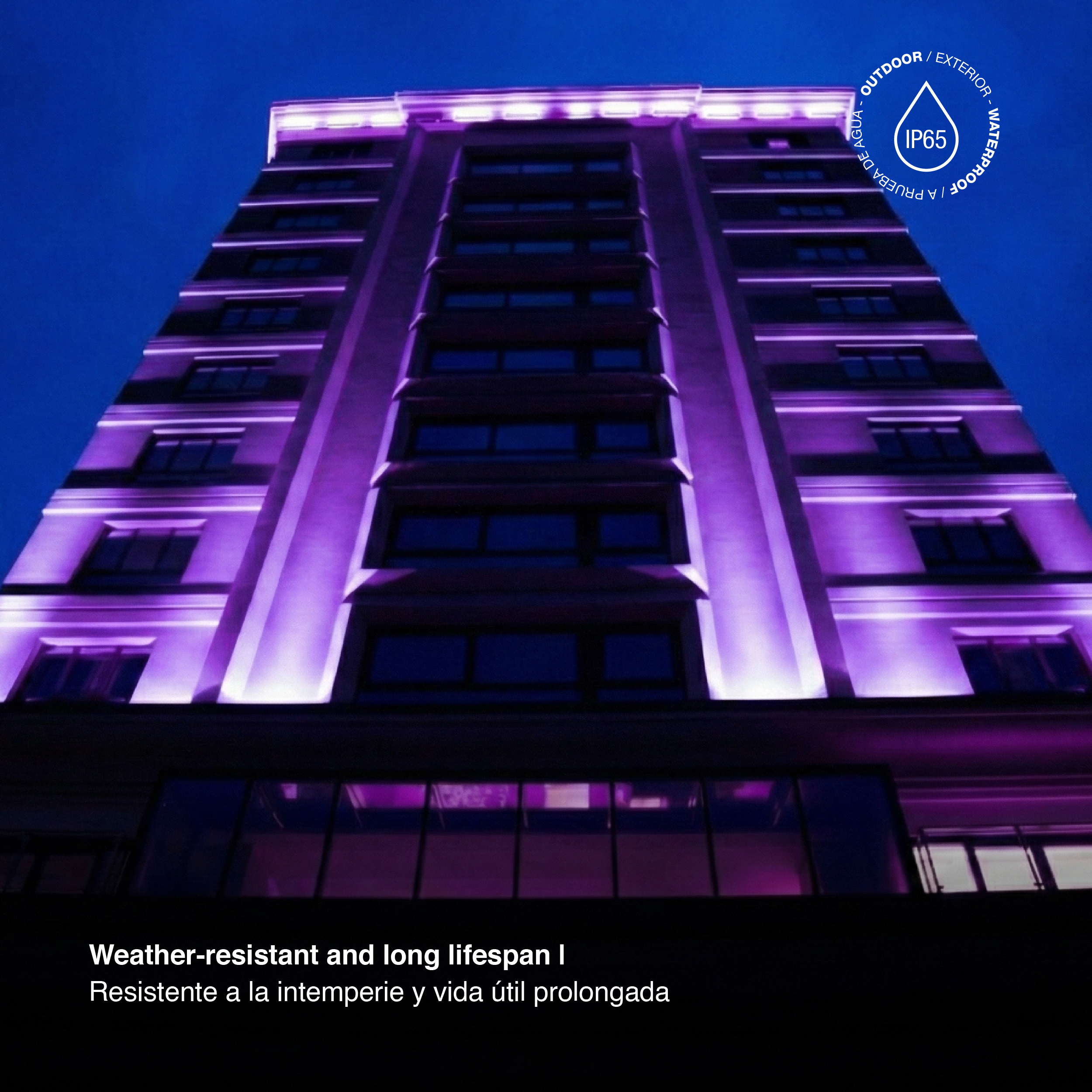 Bañador LED 36W 24VDC RGB IP65,1m