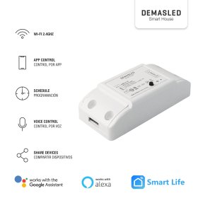 Receptor WIFI Monitoreo de Consumo Eléctrico 10A
