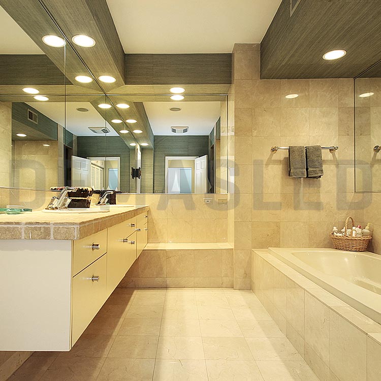 Panel LED Redondo Blanco de 22.3cm 18W 1440lm Cálido, de empotrar