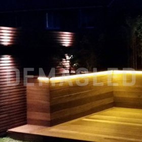 Tira LED de Neón SMD2835 IP67 12V 6W/m Amarillo 120 LED/m 5m