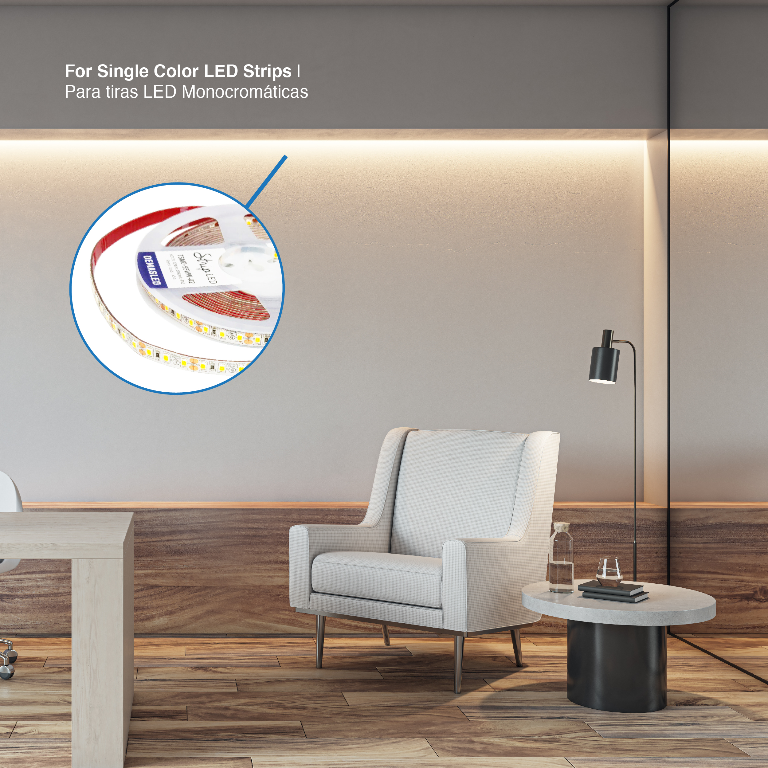 Controlador LED 5 en 1 WiFi 2.4GHz 12A máx. IP20