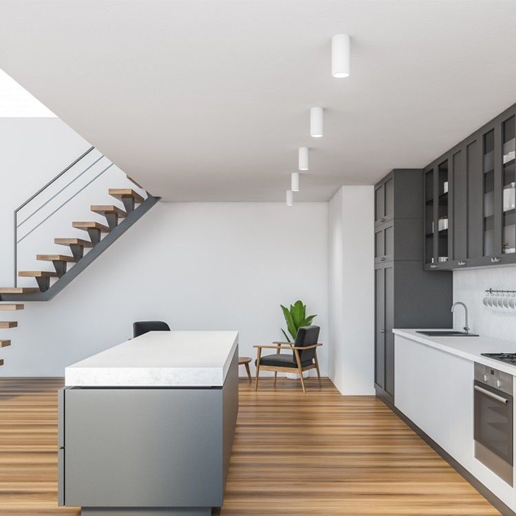 Spot Blanco Fijo 6x10cm para Lámparas GU10