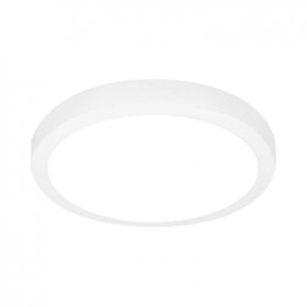 Plafón LED redondo blanco de 30cm, 24W 1800lm Cálido, de aplicar