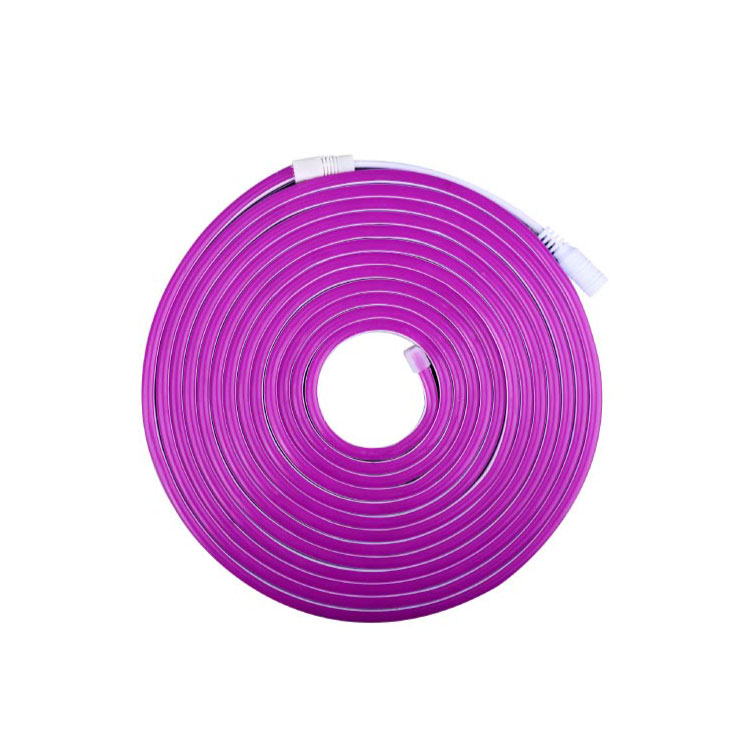 Tira LED de Neón SMD2835 IP67 12V 6W/m Violeta 120 LED/m 5m