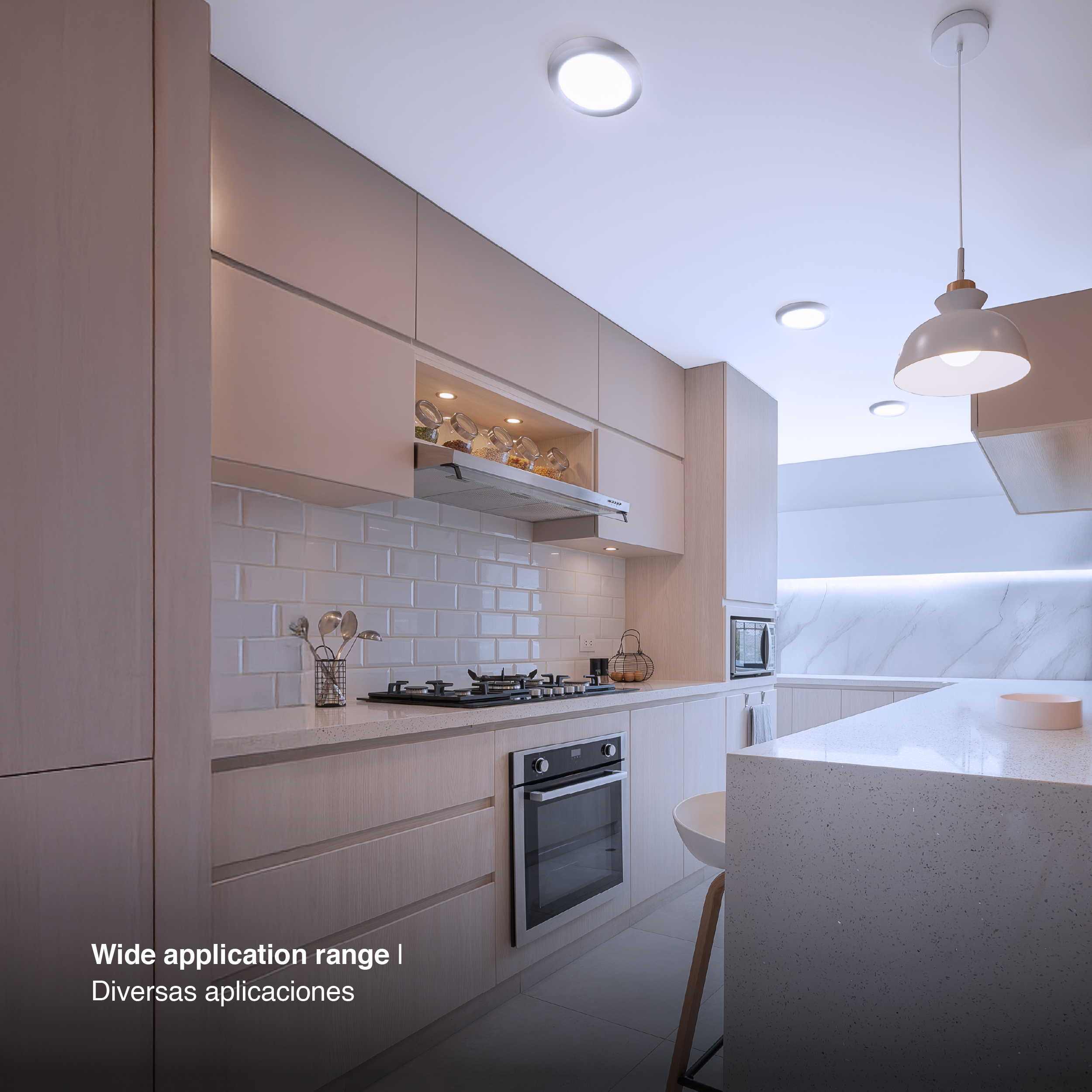 Plafón LED redondo níquel de 22cm, 18W 1230lm blanco Frío, aplicar