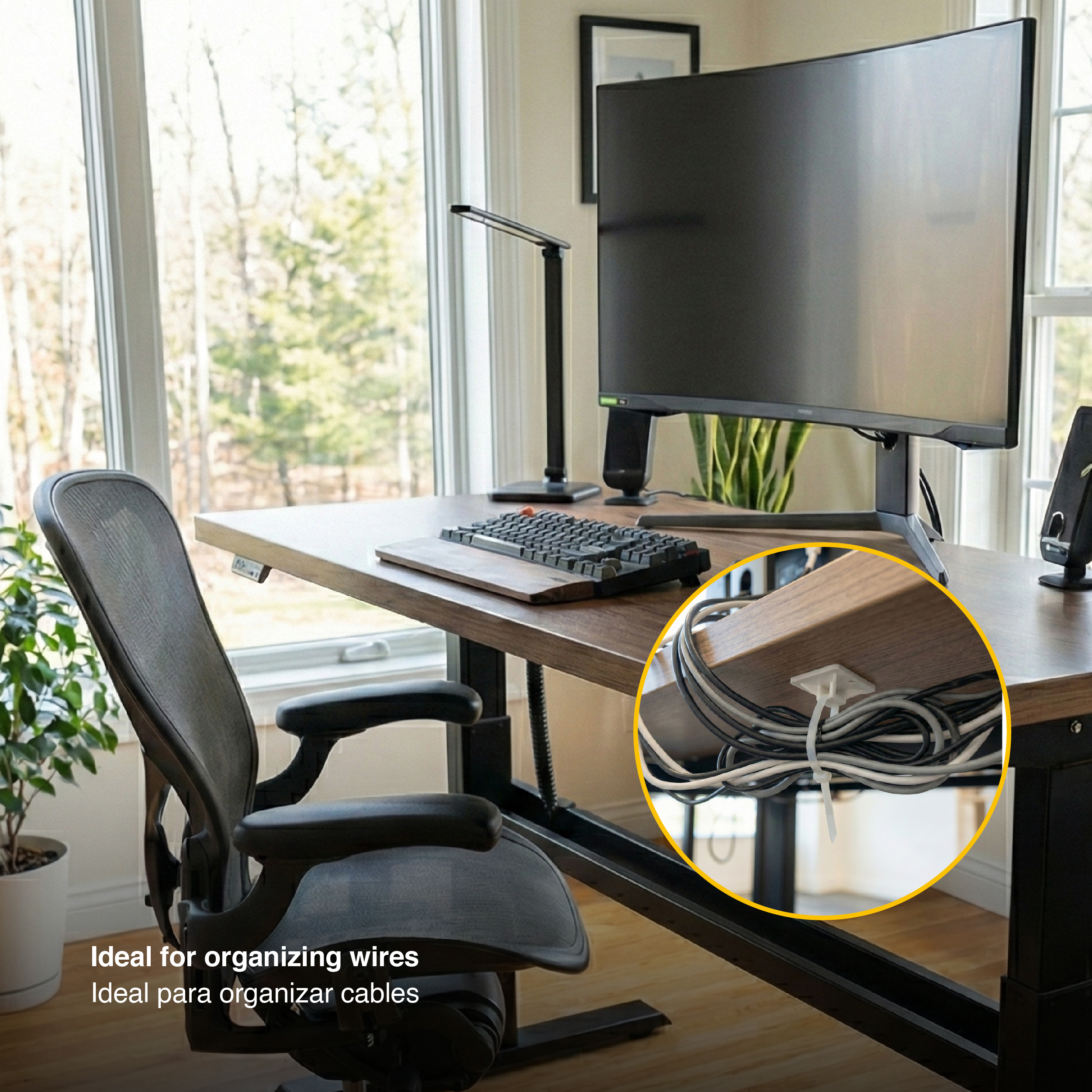 Accesorios para Precinto de Nylon Blanco, x50 uds. 