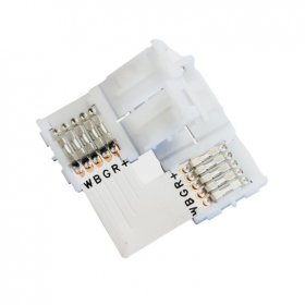 Conector L de 5 polos para Tiras LED SMD5050-SMD5060 RGBW