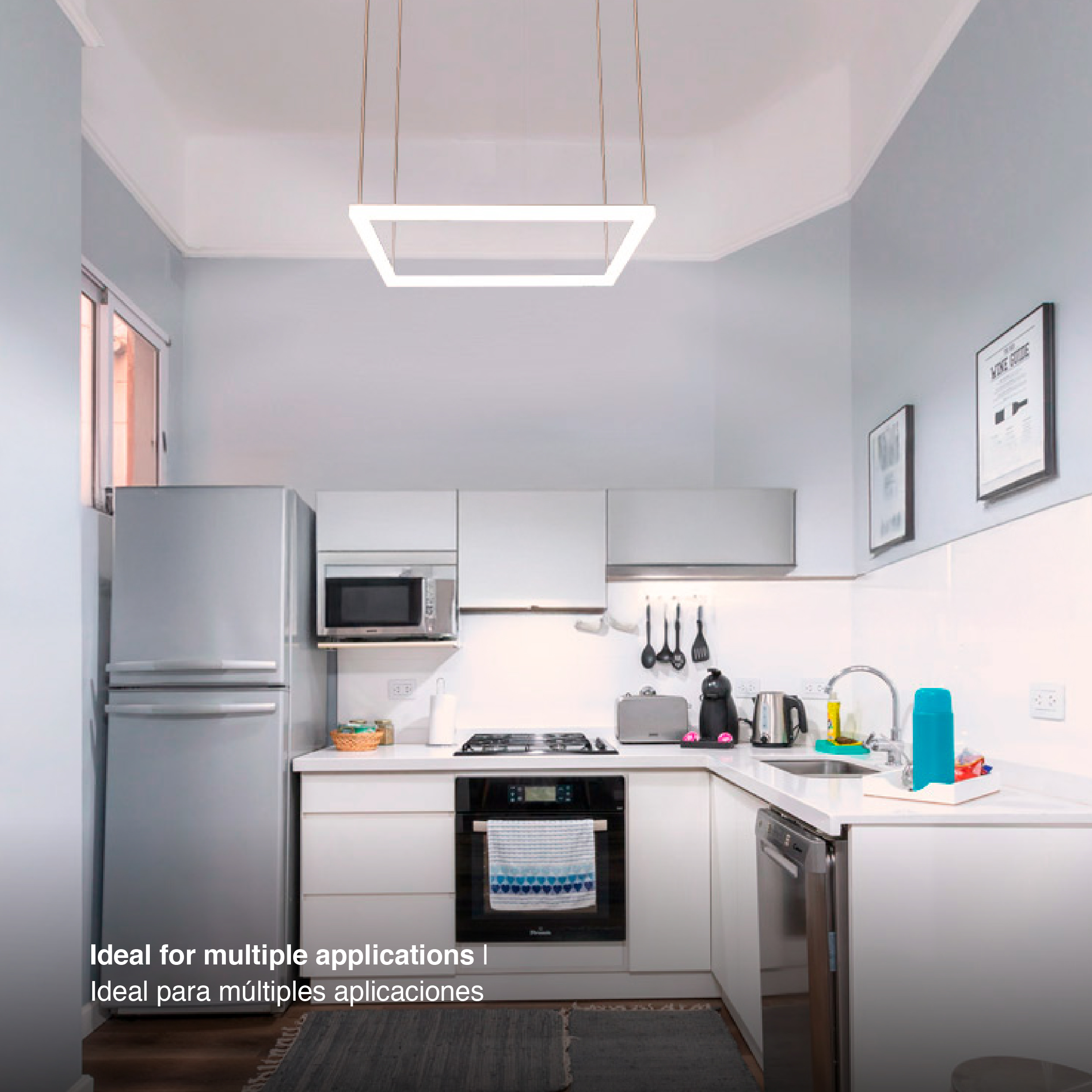 Marco Luminoso LED de 60x60cm 36W 4.000lm blanco Neutro 4000K