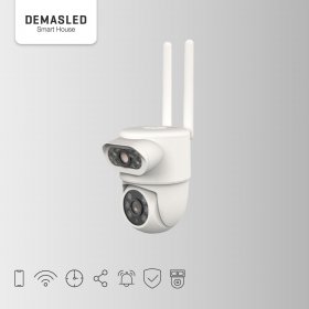 Cámara DUAL Smart WiFi 2MP Full HD para Exteriores 12V IP65