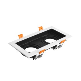 Spot Móvil Blanco para 2 Lámparas GU10