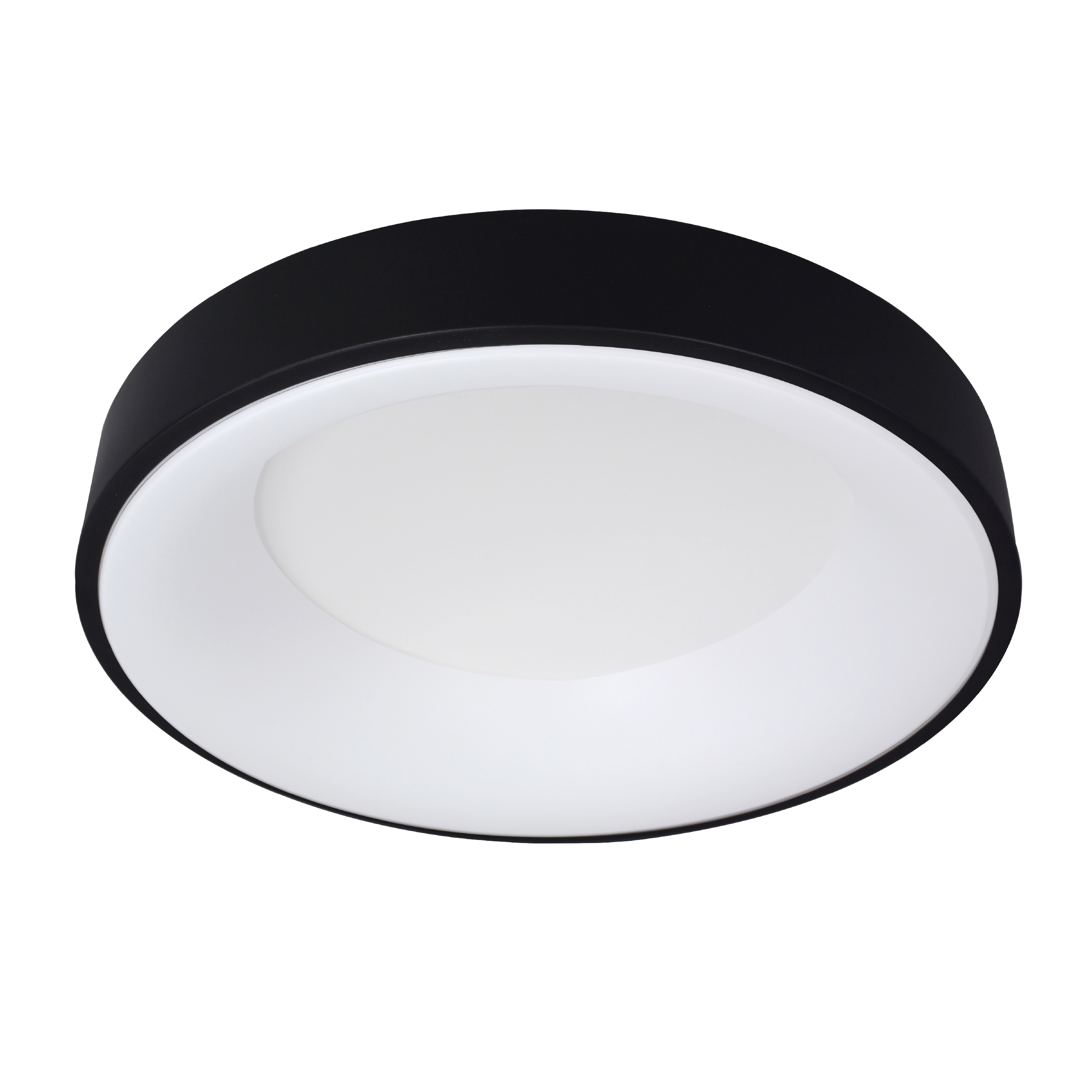 Panel LED Smart Redondo Negro Ø60x9cm 60W 270mA CCT, de Aplicar