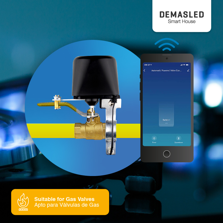 Dispositivo Smart WIFI para Apertura/Cierre Automático de Válvula