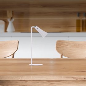 Lámpara de Mesa LED Magnética Blanca 3W Blanco Cálido 3000K Recargable 1800mAh