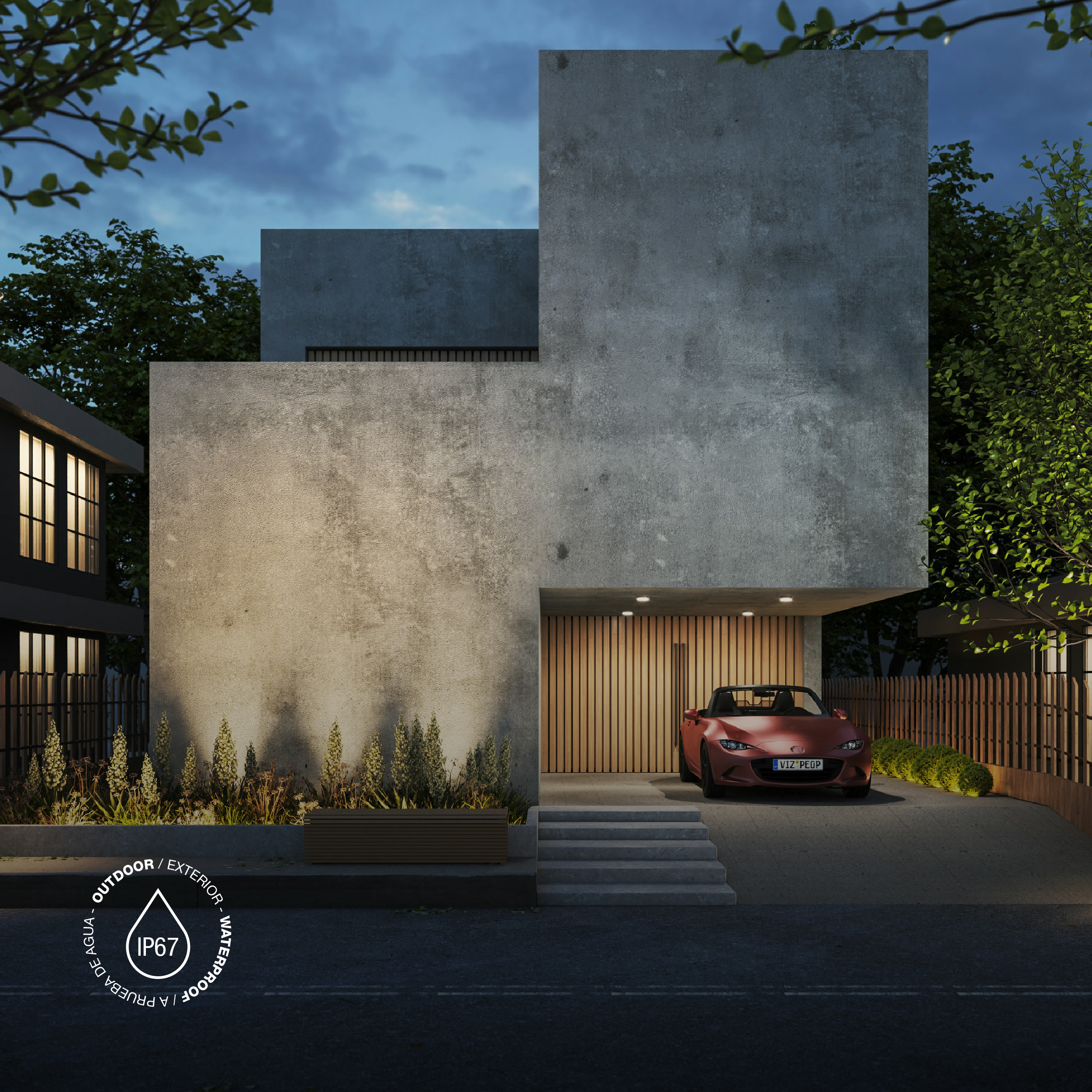 Fuente Switching 24V 10A 250W 90-264VAC Exterior IP67