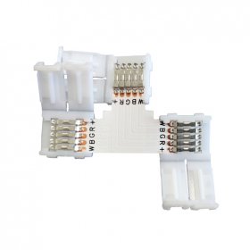 Conector T de 5 polos para Tiras LED SMD5050-SMD5060 RGBW