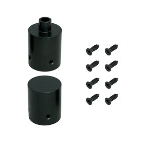 Kit de 2 tapas de Aluminio Negro para tex-11/12